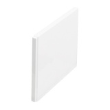 product cut out image of Britton Cleargreen 750mm Gloss White Acrylic End Bath Panel R28E